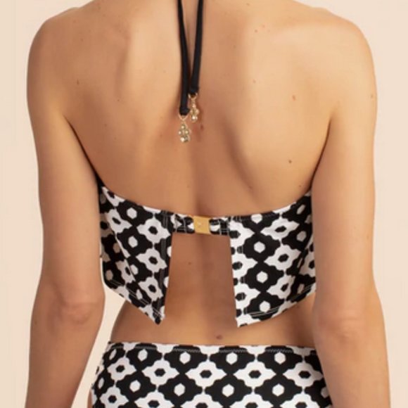 Trina Turk ONYX IKAT SCARF TANKINI Top - Picture 3 of 16